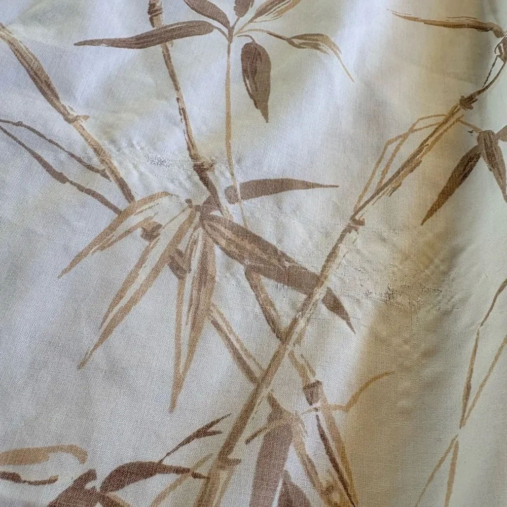 Vintage Floral Bamboo Botanical Sheet set